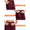 image:imageG Gradual Fleece Lined Pants Women 27529 Golf Pants 3 Pockets Water Resistant Warm Sweatpants for Cold WeatherWine