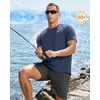image:imageG Gradual Mens Cooling Running Shirts Moisture Wicking Breathable Workout TShirt UPF 50 Ice Performance Tee for AthleticDusty Blue