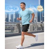 image:imageG Gradual Mens Cooling Running Shirts Moisture Wicking Breathable Workout TShirt UPF 50 Ice Performance Tee for AthleticLight Blue