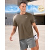 image:imageG Gradual Mens Cooling Running Shirts Moisture Wicking Breathable Workout TShirt UPF 50 Ice Performance Tee for AthleticTaupe