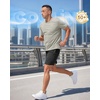 image:imageG Gradual Mens Cooling Running Shirts Moisture Wicking Breathable Workout TShirt UPF 50 Ice Performance Tee for AthleticWarm Grey