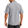 image:imageG Gradual Mens Fishing Shirts with Zipper Pockets UPF 50 Lightweight Cool Short Sleeve Button Down Shirts for Men HikingCool Grey