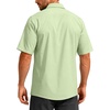 image:imageG Gradual Mens Fishing Shirts with Zipper Pockets UPF 50 Lightweight Cool Short Sleeve Button Down Shirts for Men HikingLight Green