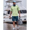 image:imageG Gradual Mens Fishing Shirts with Zipper Pockets UPF 50 Lightweight Cool Short Sleeve Button Down Shirts for Men HikingLight Green
