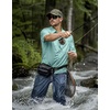 image:imageG Gradual Mens Fishing Shirts with Zipper Pockets UPF 50 Lightweight Cool Short Sleeve Button Down Shirts for Men HikingMint Green