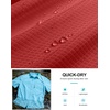 image:imageG Gradual Mens Fishing Shirts with Zipper Pockets UPF 50 Lightweight Cool Short Sleeve Button Down Shirts for Men HikingRed