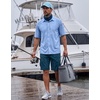 image:imageG Gradual Mens Fishing Shirts with Zipper Pockets UPF 50 Lightweight Cool Short Sleeve Button Down Shirts for Men HikingSail