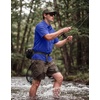 image:imageG Gradual Mens Fishing Shirts with Zipper Pockets UPF 50 Lightweight Cool Short Sleeve Button Down Shirts for Men HikingSky Vivid Blue