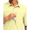 image:imageG Gradual Mens Fishing Shirts with Zipper Pockets UPF 50 Lightweight Cool Short Sleeve Button Down Shirts for Men HikingSunlit