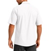 image:imageG Gradual Mens Fishing Shirts with Zipper Pockets UPF 50 Lightweight Cool Short Sleeve Button Down Shirts for Men HikingWhite