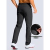 image:imageG Gradual Mens Golf Pants 303234 Stretch Work Dress Pants Lightweight Casual Slacks with Zipper PocketsBlack