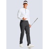 image:imageG Gradual Mens Golf Pants 303234 Stretch Work Dress Pants Lightweight Casual Slacks with Zipper PocketsBlack