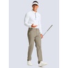 image:imageG Gradual Mens Golf Pants 303234 Stretch Work Dress Pants Lightweight Casual Slacks with Zipper PocketsCarbon Dust