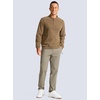 image:imageG Gradual Mens Golf Pants 303234 Stretch Work Dress Pants Lightweight Casual Slacks with Zipper PocketsCarbon Dust