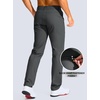 image:imageG Gradual Mens Golf Pants 303234 Stretch Work Dress Pants Lightweight Casual Slacks with Zipper PocketsDark Gray