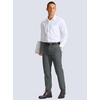 image:imageG Gradual Mens Golf Pants 303234 Stretch Work Dress Pants Lightweight Casual Slacks with Zipper PocketsDark Gray