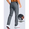 image:imageG Gradual Mens Golf Pants 303234 Stretch Work Dress Pants Lightweight Casual Slacks with Zipper PocketsDusty Blue