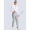 image:imageG Gradual Mens Golf Pants 303234 Stretch Work Dress Pants Lightweight Casual Slacks with Zipper PocketsHalo Grey