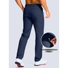 image:imageG Gradual Mens Golf Pants 303234 Stretch Work Dress Pants Lightweight Casual Slacks with Zipper PocketsNavy