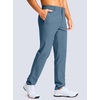 image:imageG Gradual Mens Golf Pants 303234 Stretch Work Dress Pants Lightweight Casual Slacks with Zipper PocketsSlate Blue