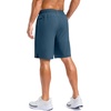 image:imageG Gradual Mens Workout Gym Shorts with 2 Zipper Pockets 7 5 9 Quick Dry Athletic Running Basketball Shorts for MenBlue