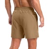 image:imageG Gradual Mens Workout Gym Shorts with 2 Zipper Pockets 7 5 9 Quick Dry Athletic Running Basketball Shorts for MenDark Khaki