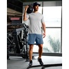 image:imageG Gradual Mens Workout Gym Shorts with 2 Zipper Pockets 7 5 9 Quick Dry Athletic Running Basketball Shorts for MenDusty Blue