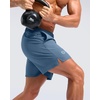 image:imageG Gradual Mens Workout Gym Shorts with 2 Zipper Pockets 7 5 9 Quick Dry Athletic Running Basketball Shorts for MenDusty Blue