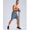 image:imageG Gradual Mens Workout Gym Shorts with 2 Zipper Pockets 7 5 9 Quick Dry Athletic Running Basketball Shorts for MenDusty Blue