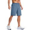 image:imageG Gradual Mens Workout Gym Shorts with 2 Zipper Pockets 7 5 9 Quick Dry Athletic Running Basketball Shorts for MenDusty Blue