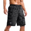 image:imageG Gradual Mens Workout Gym Shorts with 2 Zipper Pockets 7 5 9 Quick Dry Athletic Running Basketball Shorts for MenGrey Camo