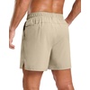 image:imageG Gradual Mens Workout Gym Shorts with 2 Zipper Pockets 7 5 9 Quick Dry Athletic Running Basketball Shorts for MenKhaki