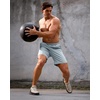 image:imageG Gradual Mens Workout Gym Shorts with 2 Zipper Pockets 7 5 9 Quick Dry Athletic Running Basketball Shorts for MenLight Grey