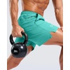 image:imageG Gradual Mens Workout Gym Shorts with 2 Zipper Pockets 7 5 9 Quick Dry Athletic Running Basketball Shorts for MenMint Green