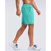 image:imageG Gradual Mens Workout Gym Shorts with 2 Zipper Pockets 7 5 9 Quick Dry Athletic Running Basketball Shorts for MenMint Green