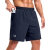 image:imageG Gradual Mens Workout Gym Shorts with 2 Zipper Pockets 7 5 9 Quick Dry Athletic Running Basketball Shorts for MenNavy