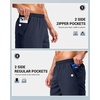 image:imageG Gradual Mens Workout Gym Shorts with 2 Zipper Pockets 7 5 9 Quick Dry Athletic Running Basketball Shorts for MenNavy