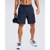 image:imageG Gradual Mens Workout Gym Shorts with 2 Zipper Pockets 7 5 9 Quick Dry Athletic Running Basketball Shorts for MenNavy