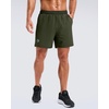 image:imageG Gradual Mens Workout Gym Shorts with 2 Zipper Pockets 7 5 9 Quick Dry Athletic Running Basketball Shorts for MenOlive