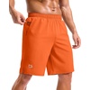 image:imageG Gradual Mens Workout Gym Shorts with 2 Zipper Pockets 7 5 9 Quick Dry Athletic Running Basketball Shorts for MenOrange