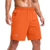 image:imageG Gradual Mens Workout Gym Shorts with 2 Zipper Pockets 7 5 9 Quick Dry Athletic Running Basketball Shorts for MenOrange