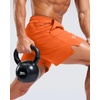 image:imageG Gradual Mens Workout Gym Shorts with 2 Zipper Pockets 7 5 9 Quick Dry Athletic Running Basketball Shorts for MenOrange