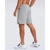 image:imageG Gradual Mens Workout Gym Shorts with 2 Zipper Pockets 7 5 9 Quick Dry Athletic Running Basketball Shorts for MenPlatinum Grey