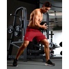image:imageG Gradual Mens Workout Gym Shorts with 2 Zipper Pockets 7 5 9 Quick Dry Athletic Running Basketball Shorts for MenRed