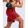 image:imageG Gradual Mens Workout Gym Shorts with 2 Zipper Pockets 7 5 9 Quick Dry Athletic Running Basketball Shorts for MenRed