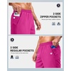 image:imageG Gradual Mens Workout Gym Shorts with 2 Zipper Pockets 7 5 9 Quick Dry Athletic Running Basketball Shorts for MenRose