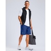 image:imageG Gradual Mens Workout Gym Shorts with 2 Zipper Pockets 7 5 9 Quick Dry Athletic Running Basketball Shorts for MenRoyal Blue