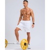 image:imageG Gradual Mens Workout Gym Shorts with 2 Zipper Pockets 7 5 9 Quick Dry Athletic Running Basketball Shorts for MenWhite