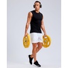 image:imageG Gradual Mens Workout Gym Shorts with 2 Zipper Pockets 7 5 9 Quick Dry Athletic Running Basketball Shorts for MenWhite