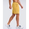 image:imageG Gradual Mens Workout Gym Shorts with 2 Zipper Pockets 7 5 9 Quick Dry Athletic Running Basketball Shorts for MenYellow